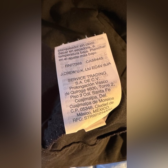 J.CREW Mercantile Women’s J5292 Ruby Slim Cropped Black Pants Size 8 - Picture 7 of 13